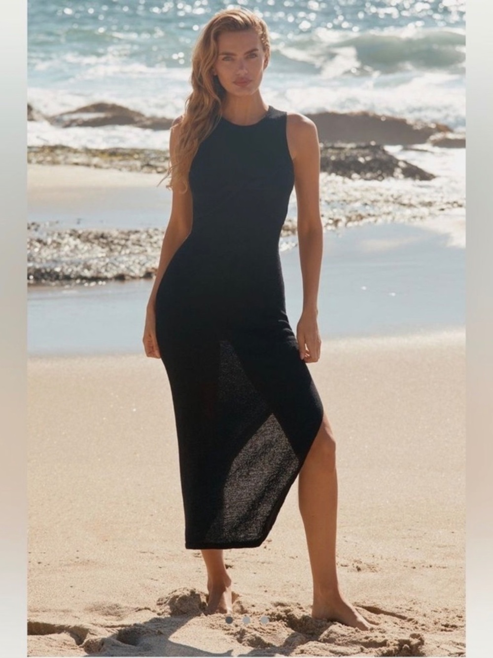 Anthopologie Sunday In Brooklyn┆L┆Twist Front Maxi Dress┆415